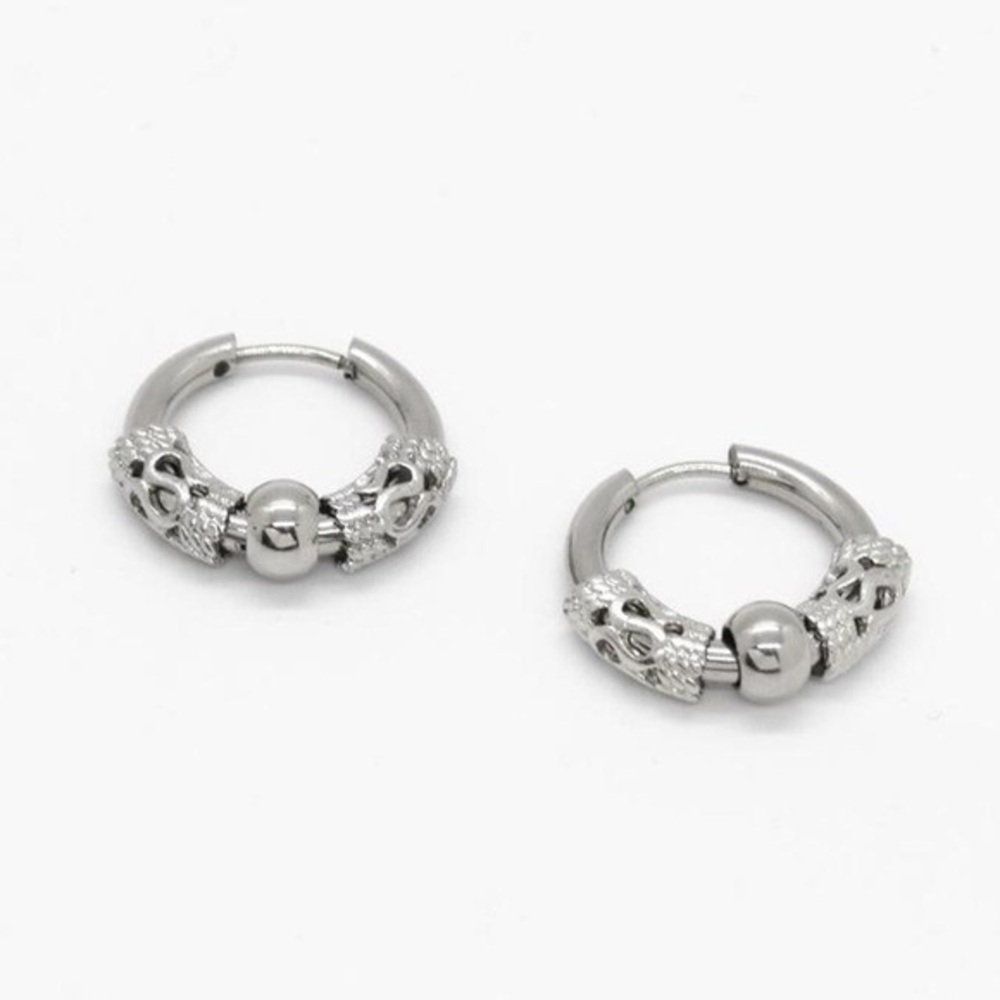 Boho Stainless Steel Hoops